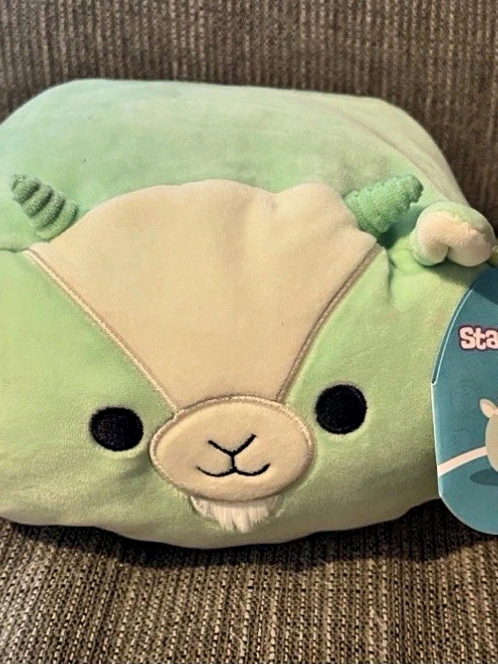 Squishmallows Palmer the GreenGoat Plush Toy NWT stackable 12”